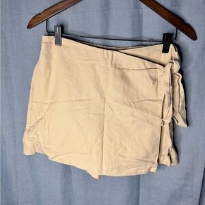 Old Navy Tan Wrap Skort
